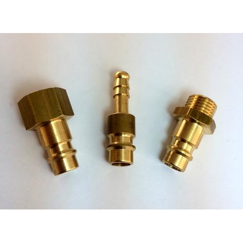 BRASS AIR COUPLER PLUG GERMAN TYPE