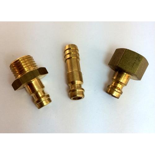 BRASS AIR COUPLER PLUG MINI TYPE